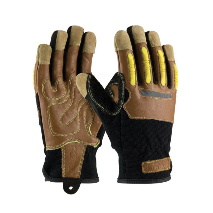 GLOVES PRP GENL LTHR PALM/WORK L BK/BR