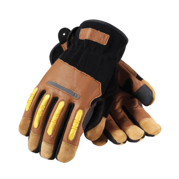 GLOVES PRP GENL LTHR PALM/WORK L BK/BR