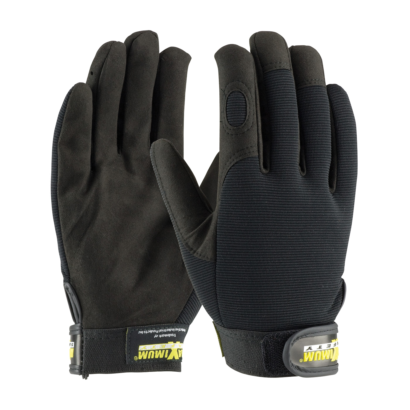 GLOVES GP MECHANICS 2XL SYNTH LTHR BK