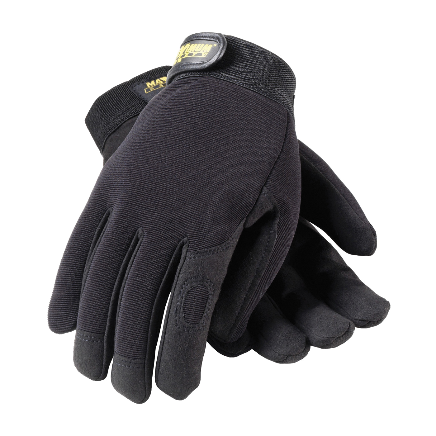 GLOVES GP MECHANICS 2XL SYNTH LTHR BK