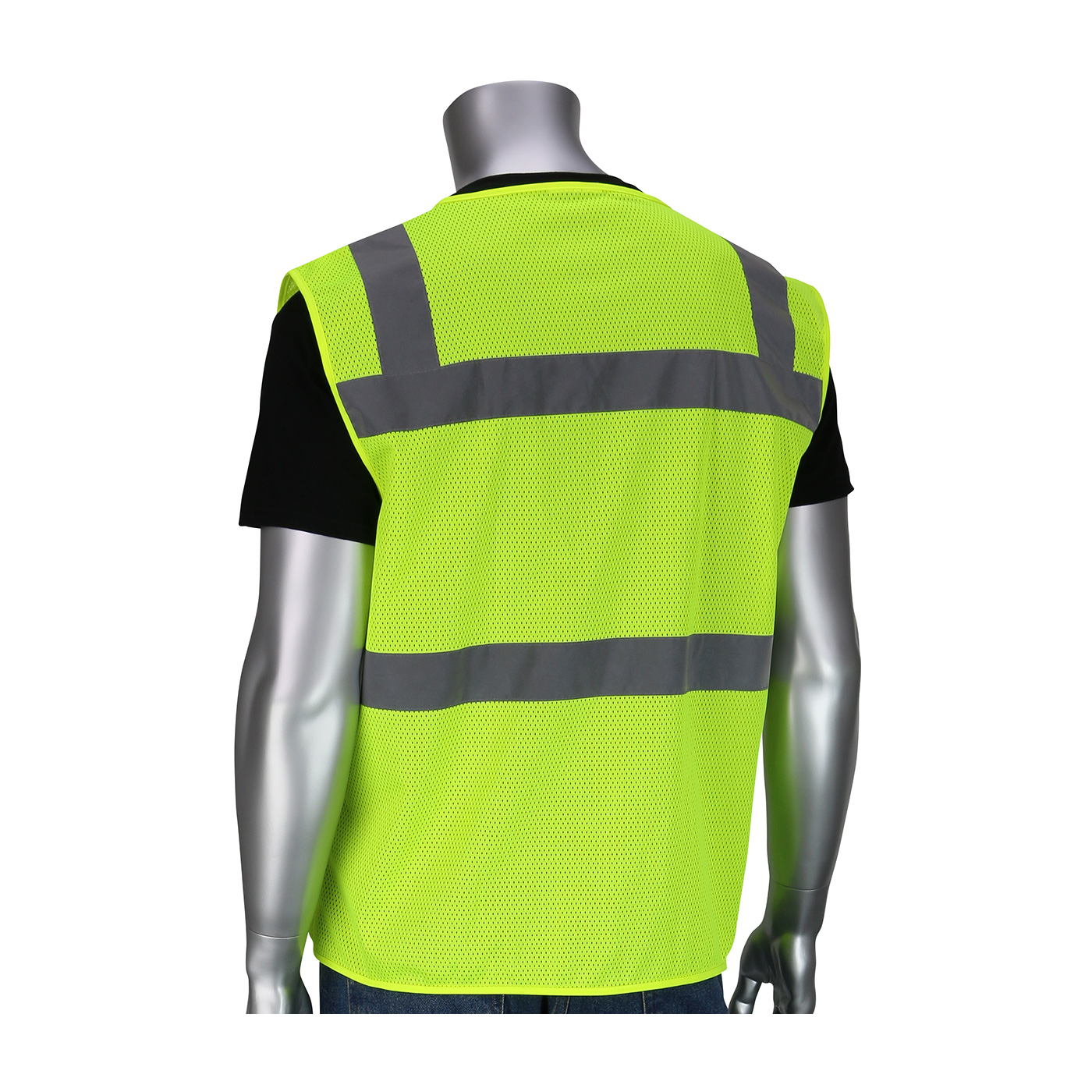 VEST SURVEYORS 2XL HI-VIZ YEL ZIPPER