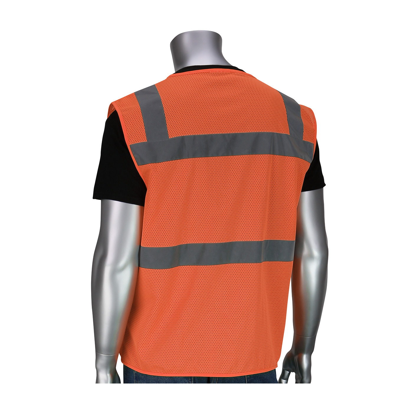 VEST SURVEYORS 3XL HI-VIZ ORN ZIPPER