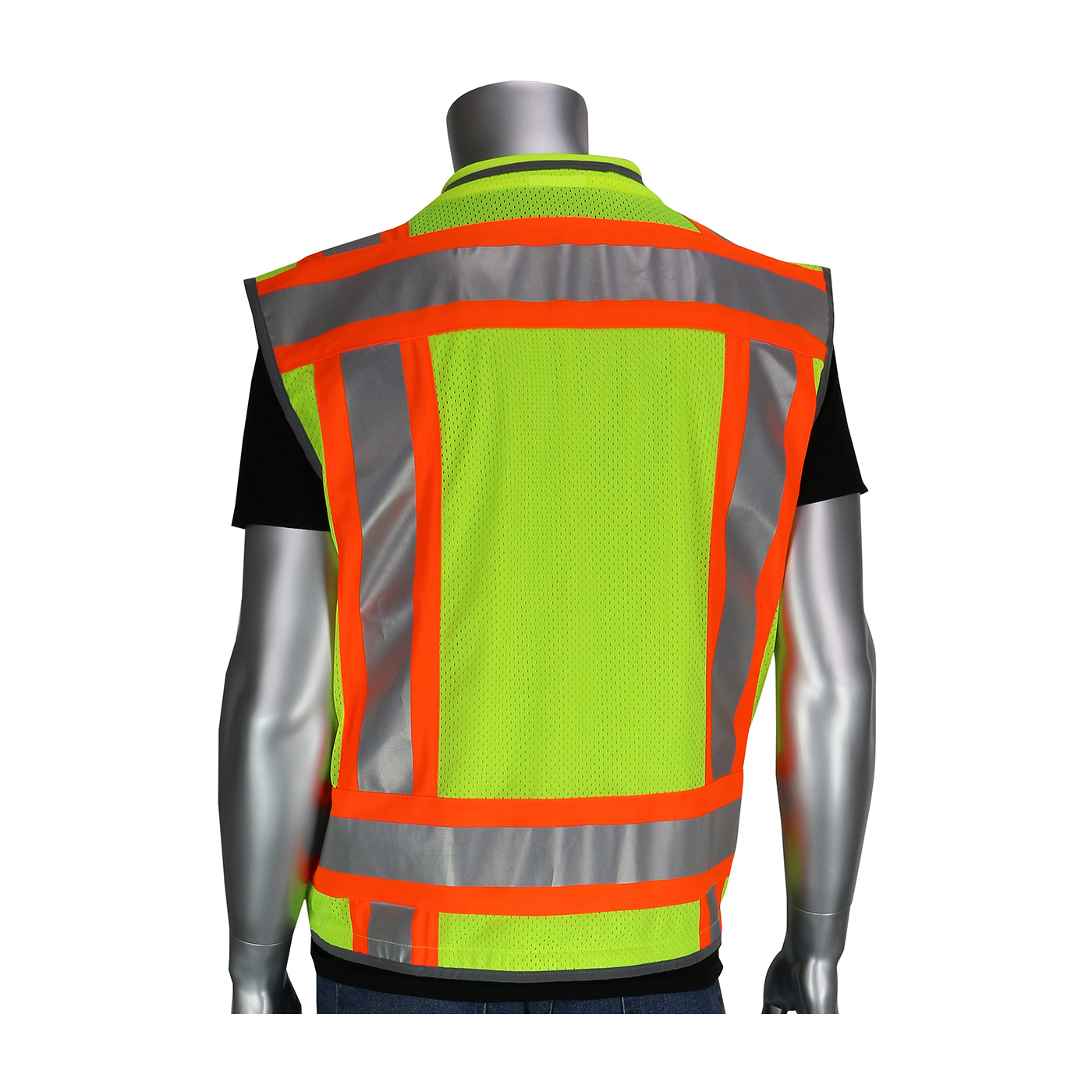 VEST SURVEYORS XL HI-VIZ YEL POLYEST