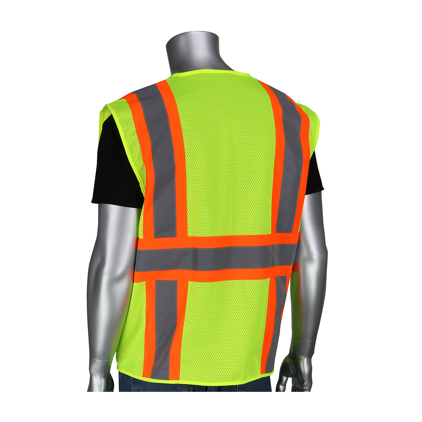 VEST SAF 5XL HI-VIZ YEL POLYEST MESH