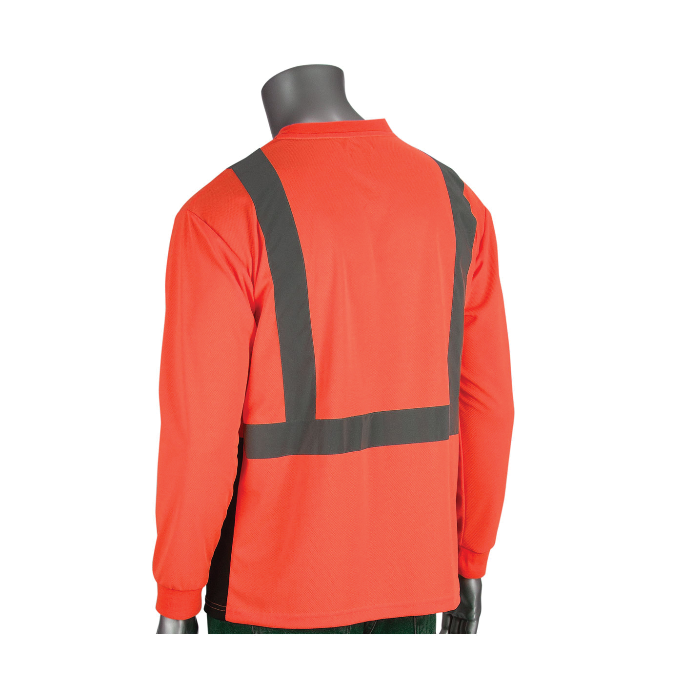T-SHIRT NECK CREW L HI-VIZ ORN POLYEST