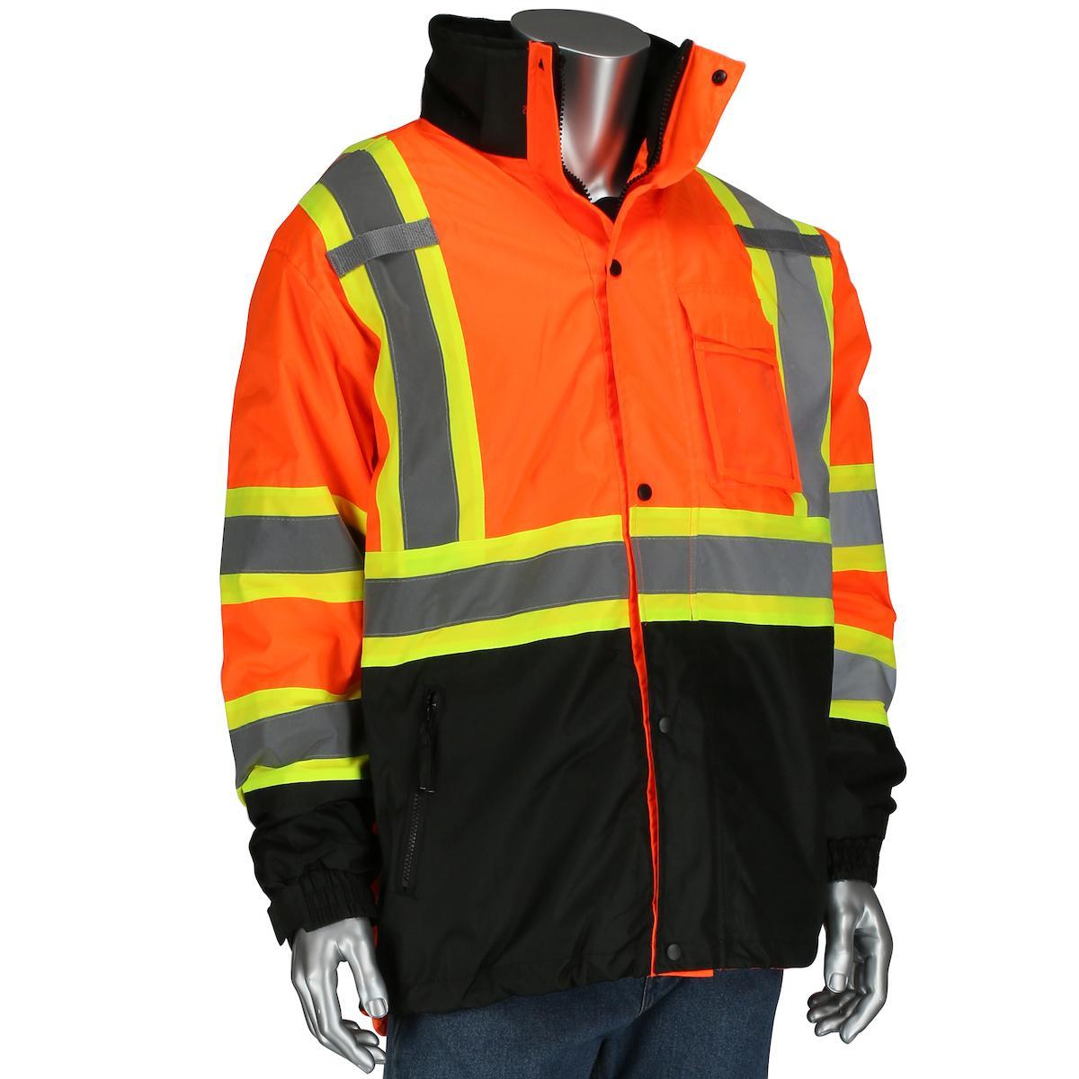 JACKET HI-VIZ ORN 29-1/2IN WTR XL 35IN