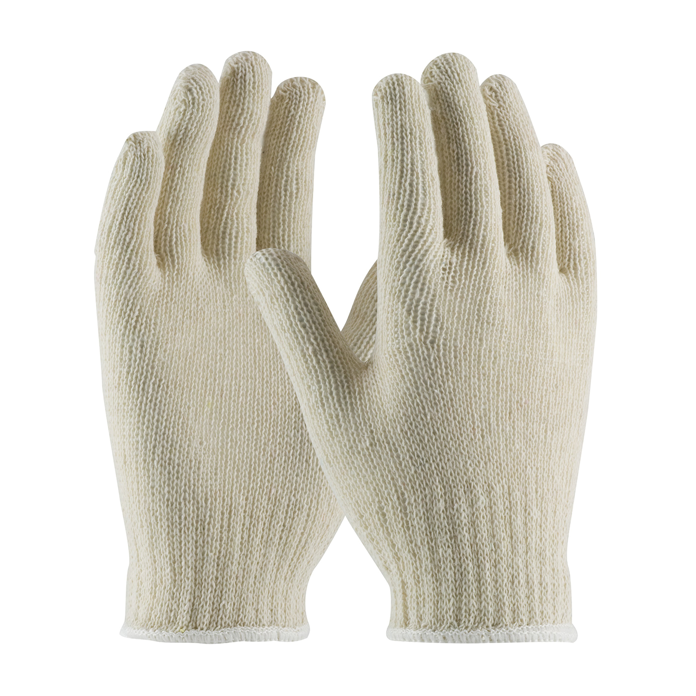 GLOVES PRP GENL CTD L COTTON/POLYEST NAT