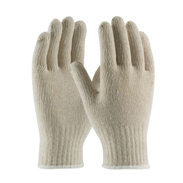 GLOVES PRP GENL L COTTON/POLYEST NAT