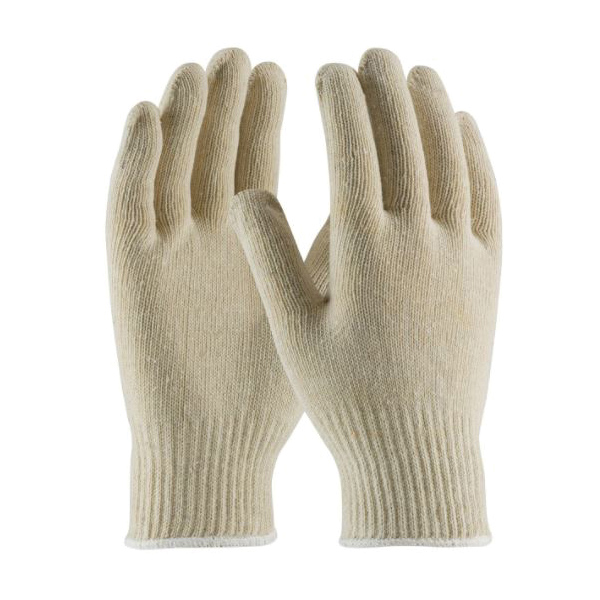 GLOVES PRP GENL S COTTON/POLYEST NAT