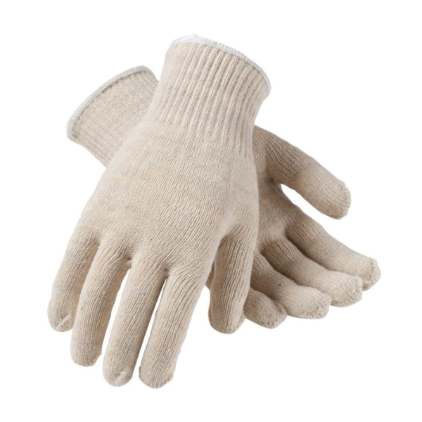 GLOVES PRP GENL S COTTON/POLYEST NAT