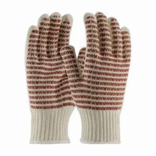 GLOVES GP CTD L NITRILE COTTON NAT/RUST