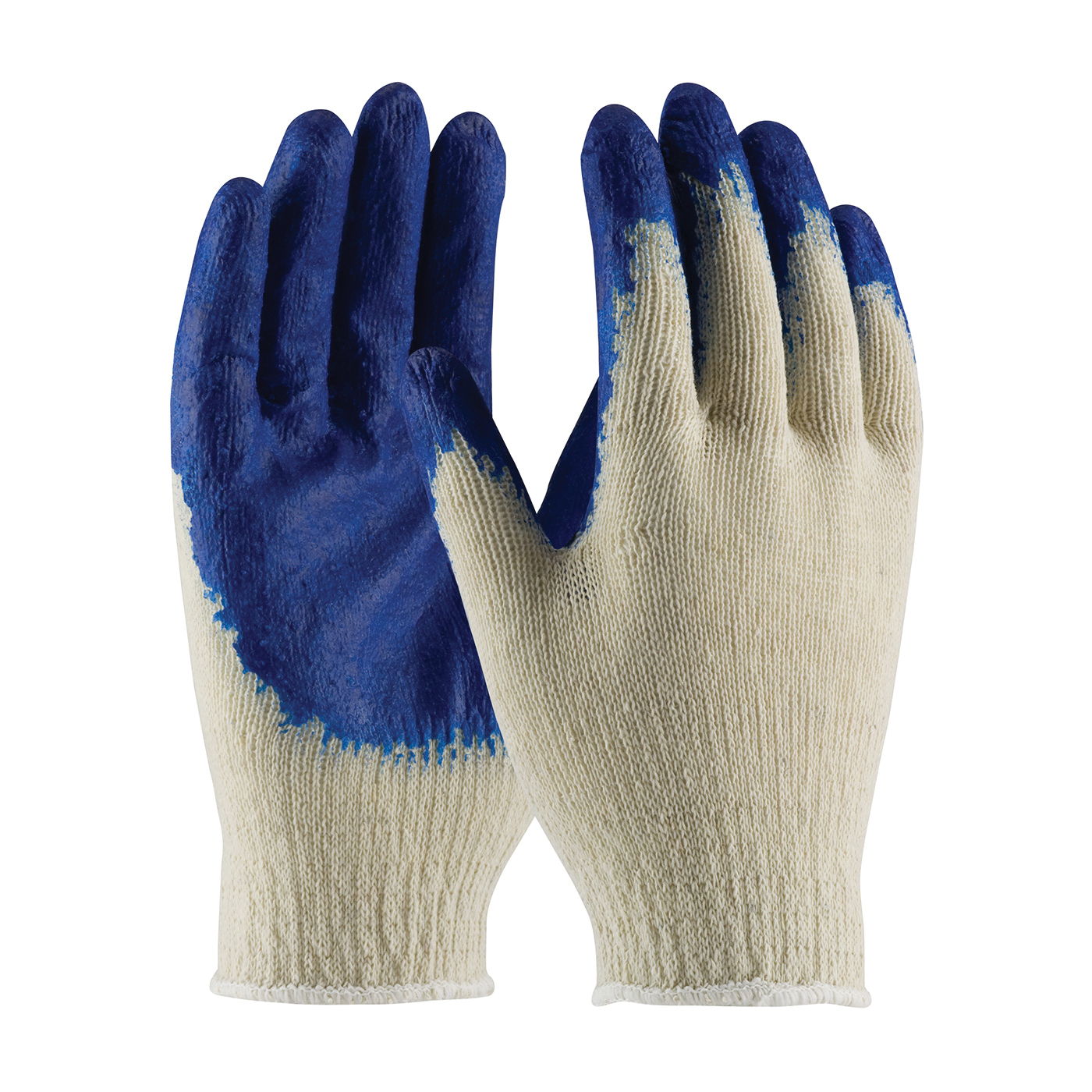 GLOVES GP CTD L LATEX COTTON/POLYEST