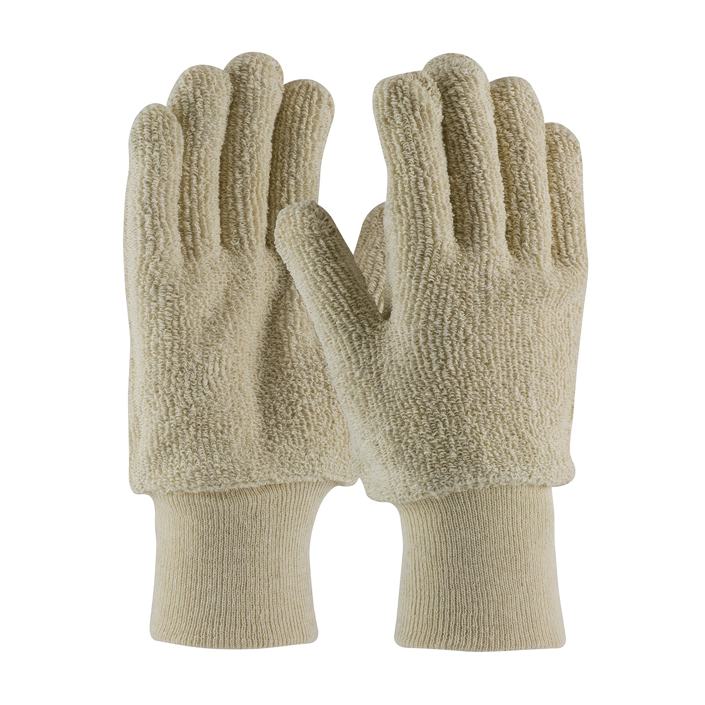GLOVES PRP GENL L COTTON NAT KNIT WRIST