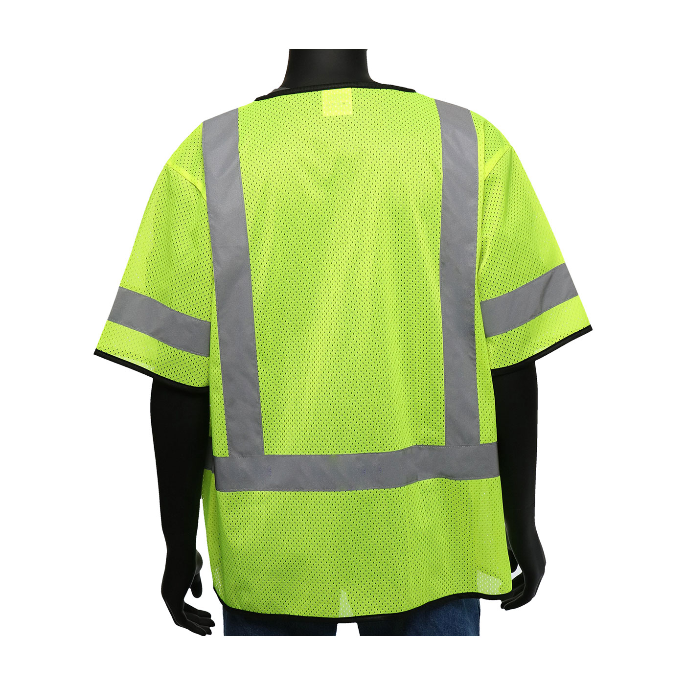 VEST SAF 5XL HI-VIZ YEL POLYEST MESH