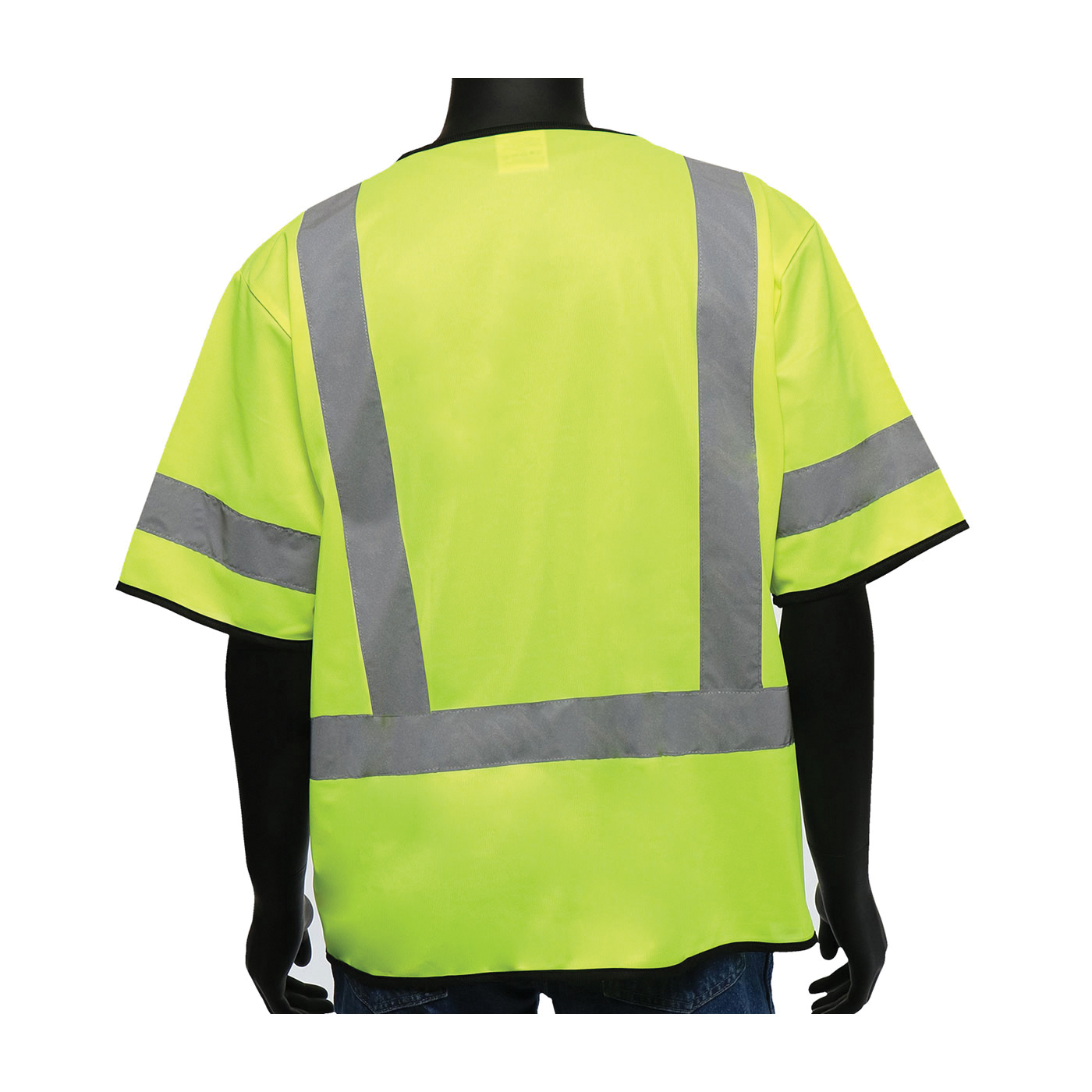 VEST SAF SURVEYORS 4XL HI-VIZ GRN/BK