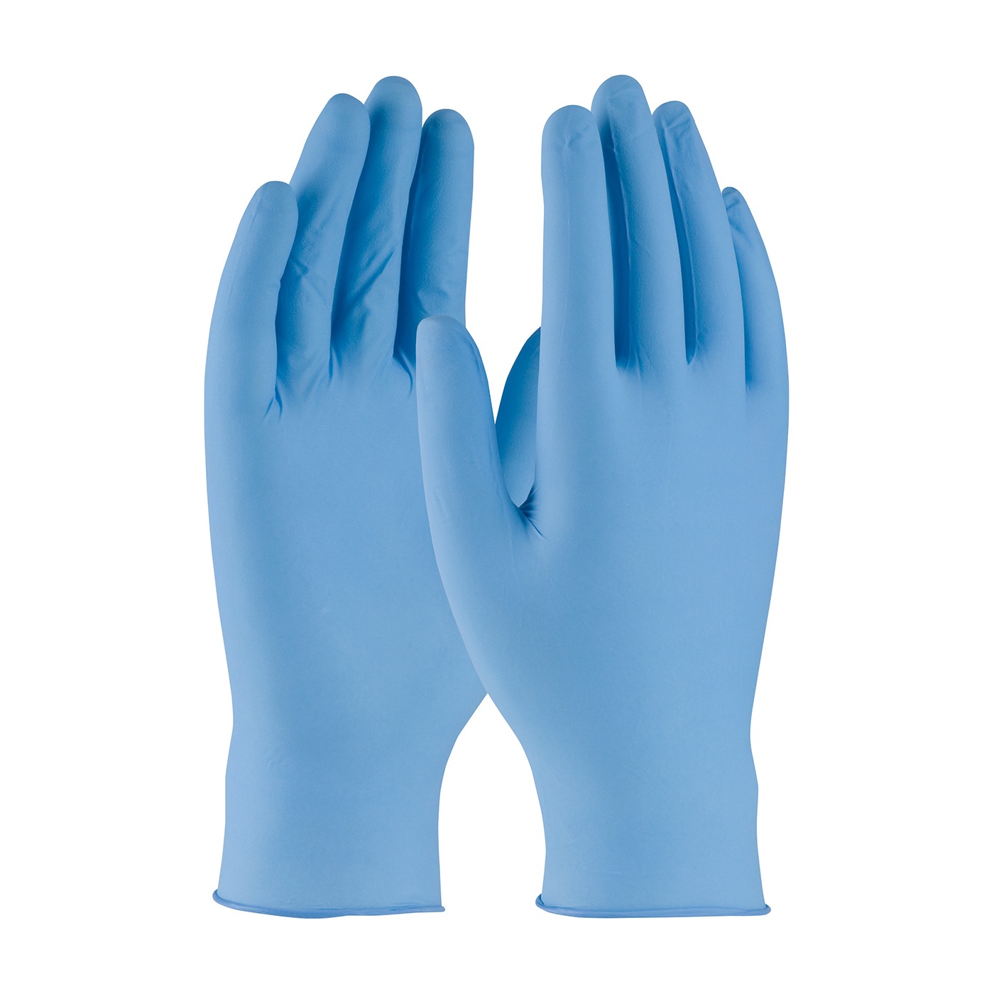 GLOVES DISPOSABLE M NITRILE NITRILE BL