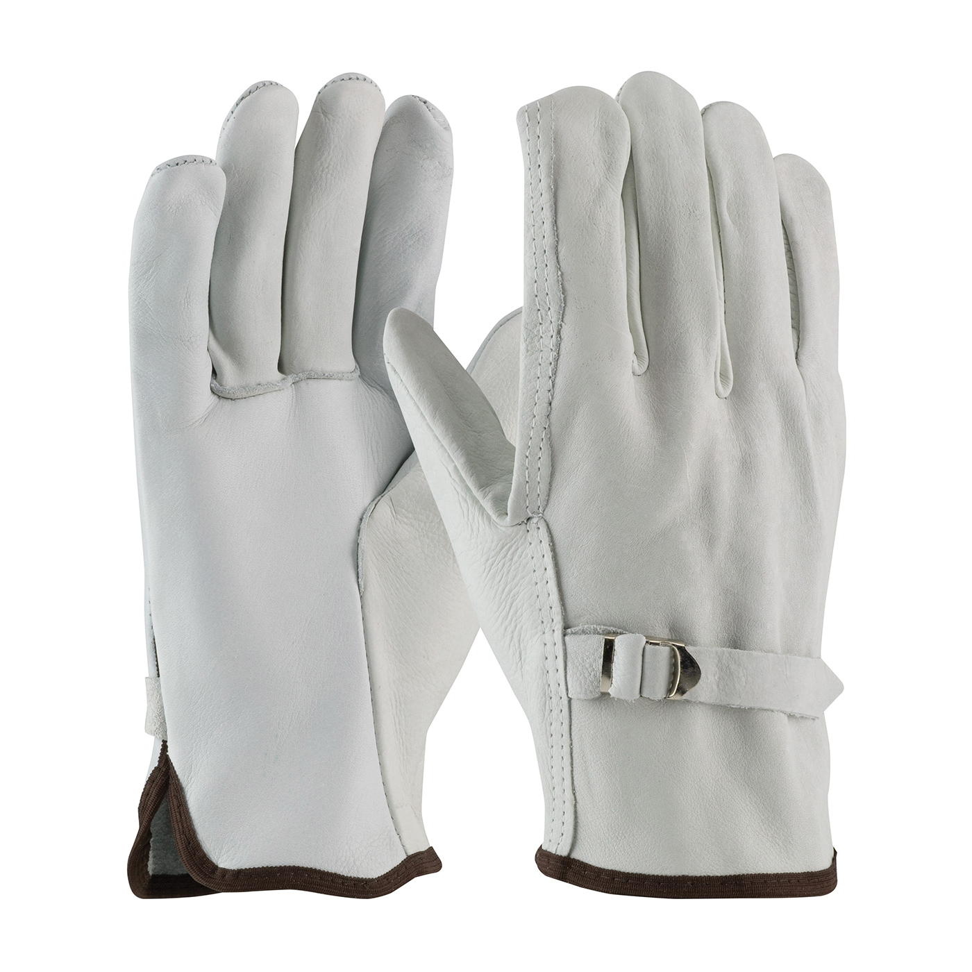 GLOVES GP DRIVERS L TOP GR COWHIDE LTHR