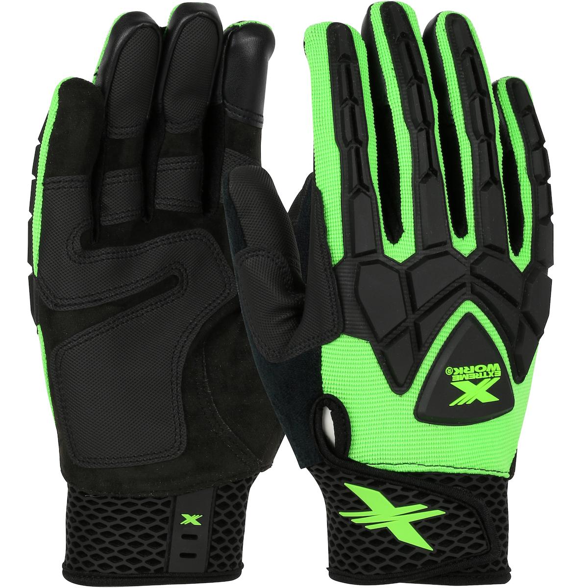 GLOVES GP LTHR PALM/WORK 2XL SUEDE