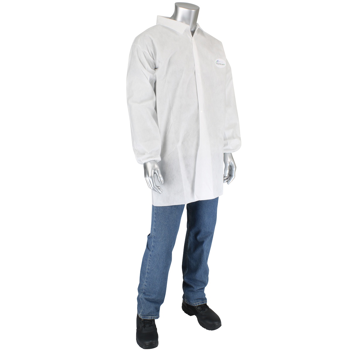 COAT DISPOSABLE LAB 2XL WHT SMS 50G
