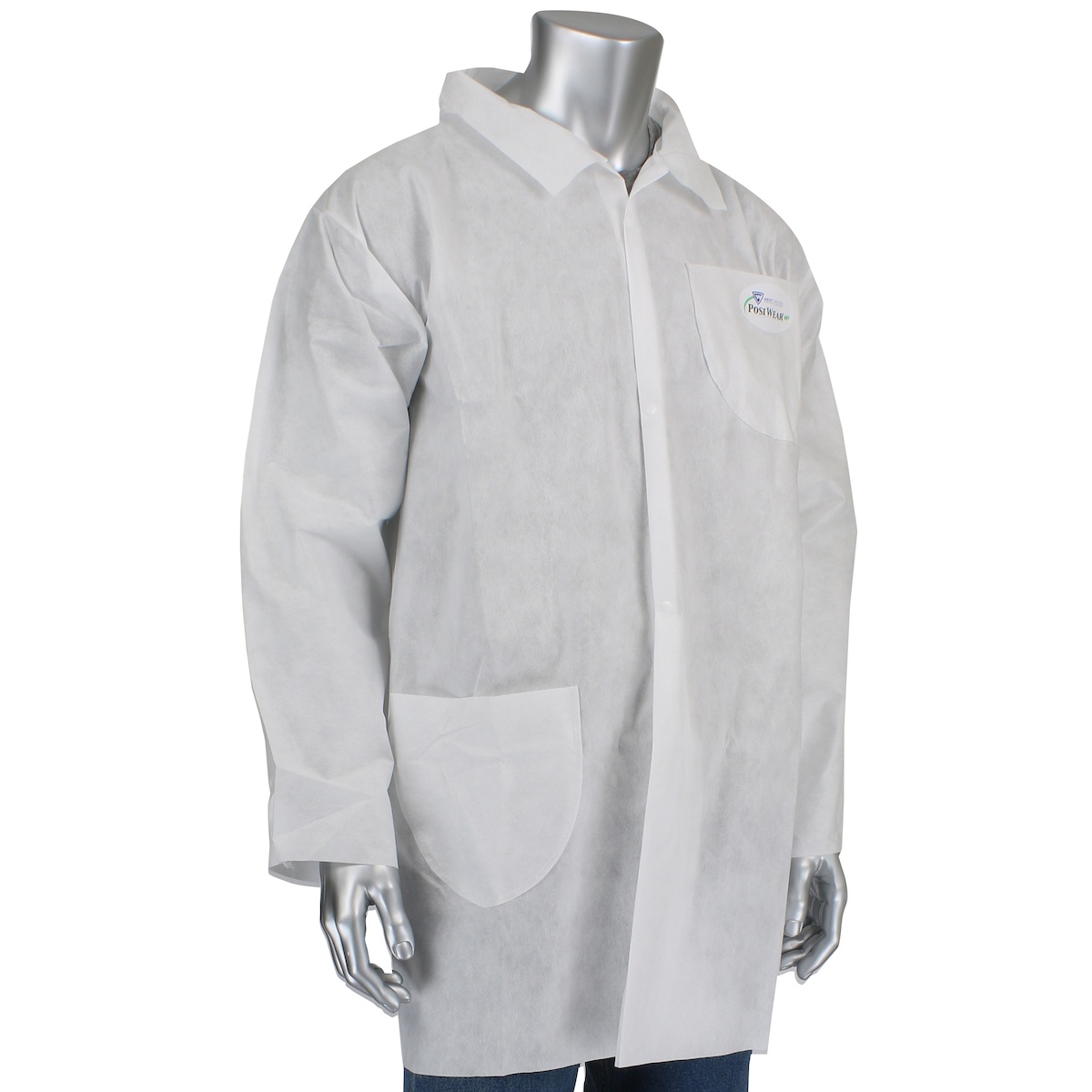 COAT DISPOSABLE LAB 5XL WHT SMMMS 2 55OZ