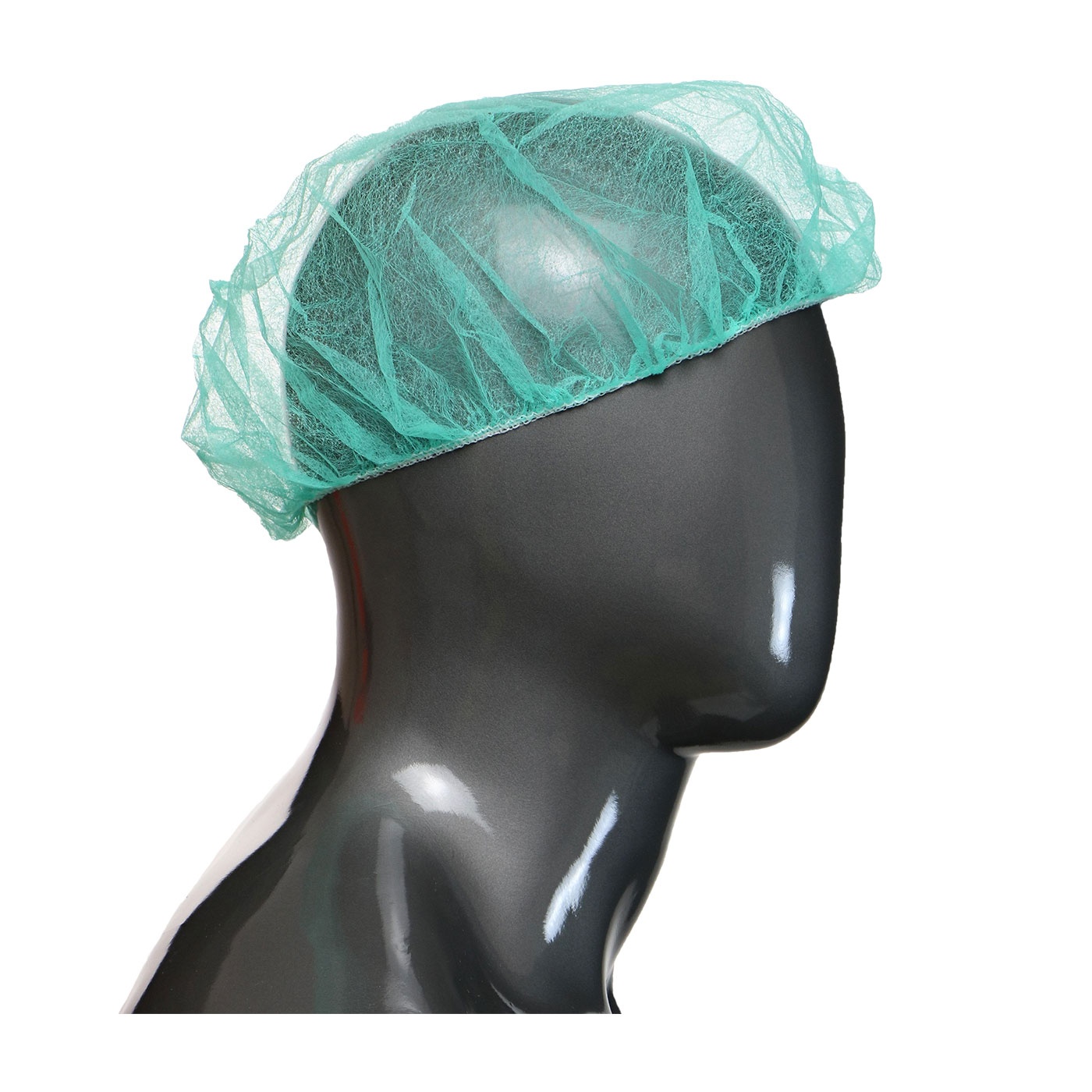 CAP BOUFFANT DISPOSABLE 21IN GRN