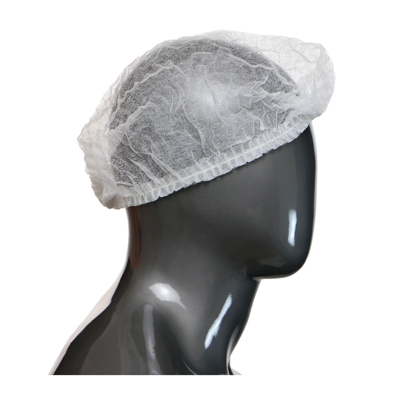CAP BOUFFANT DISPOSABLE 18IN WHT