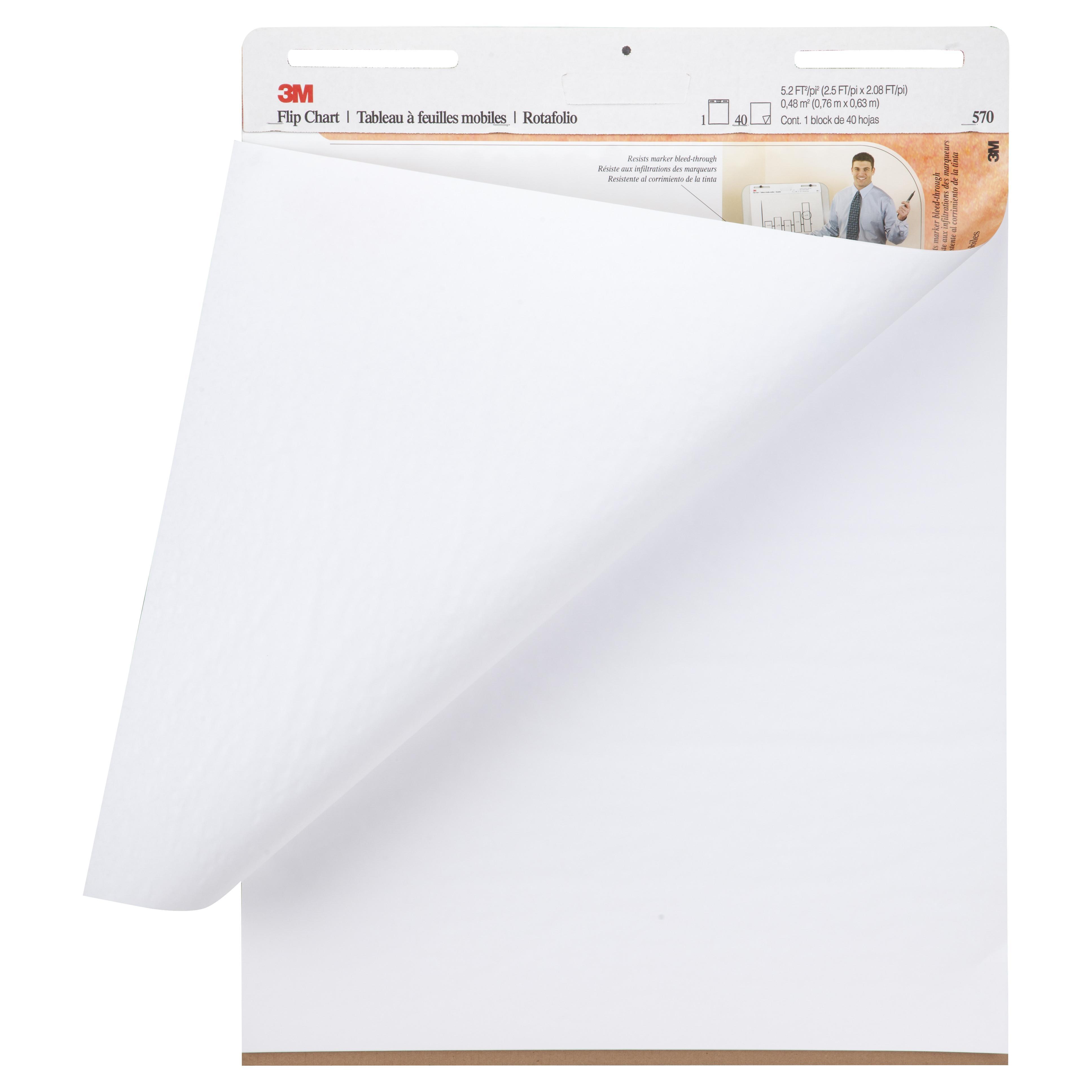 3M FLIP CHART 570 25 IN X 30 IN 40
