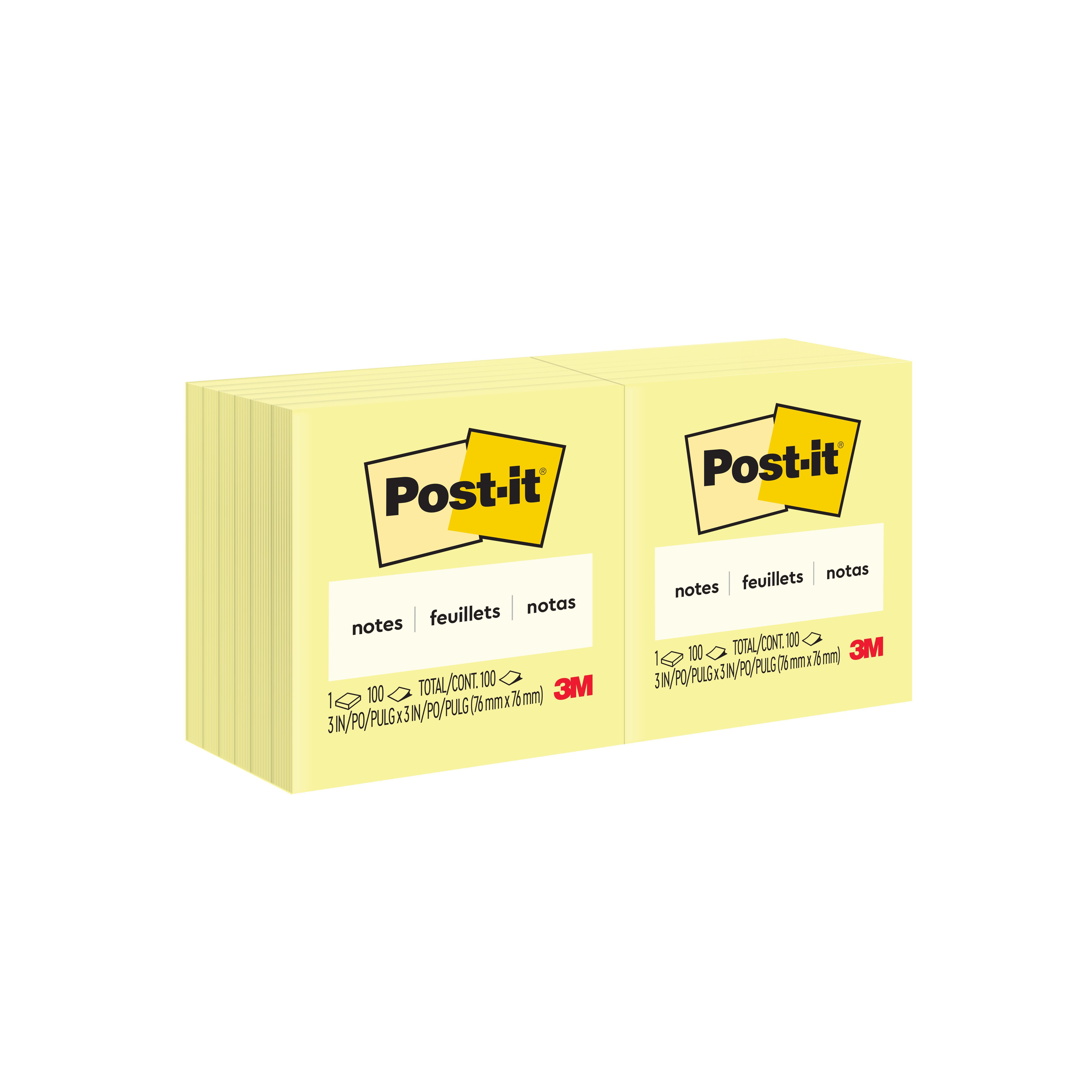 POST-IT 654 3 IN X 3 IN (76 MM X 76 MM)