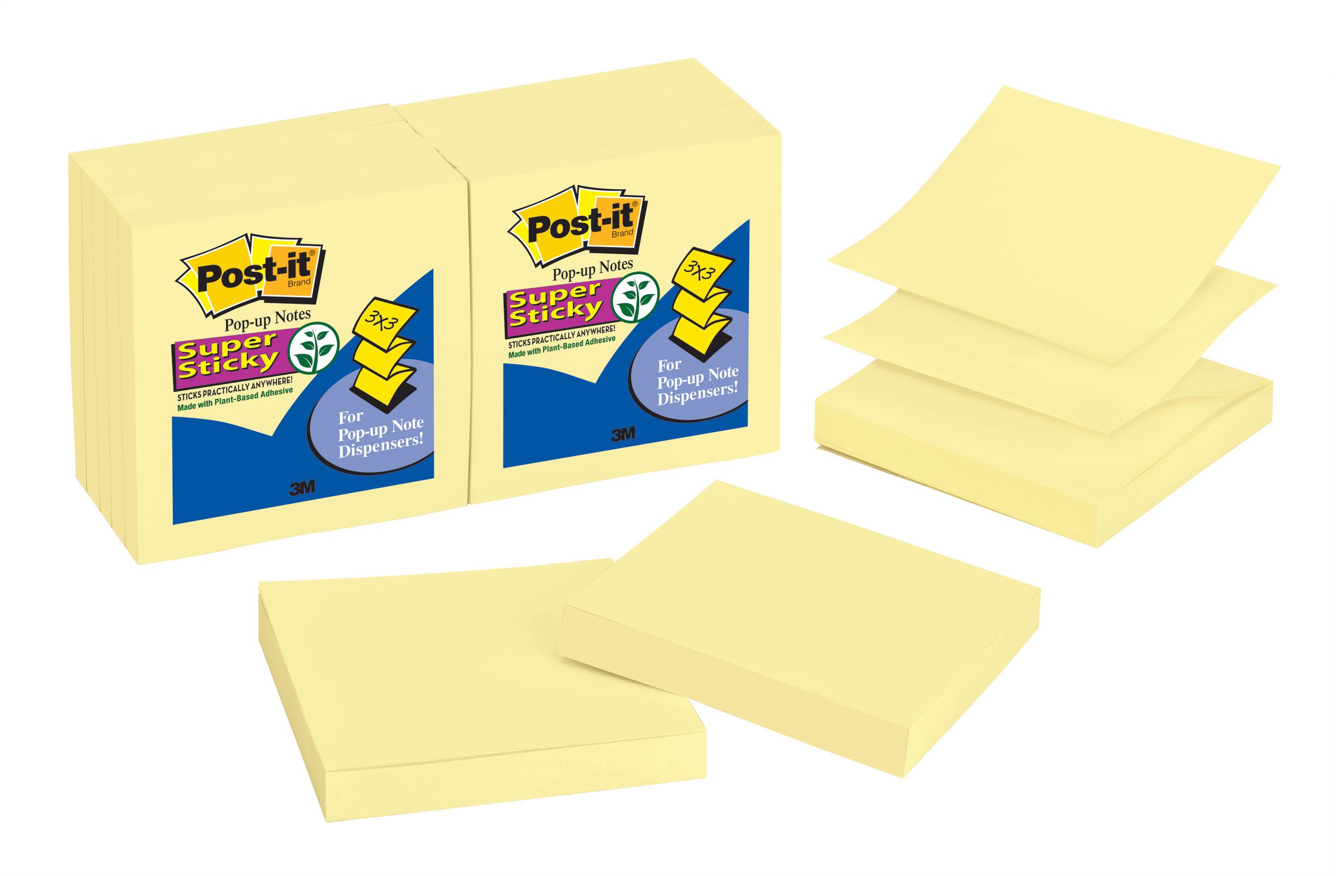 STICKY NOTES & FLG 3IN 3IN PAPER