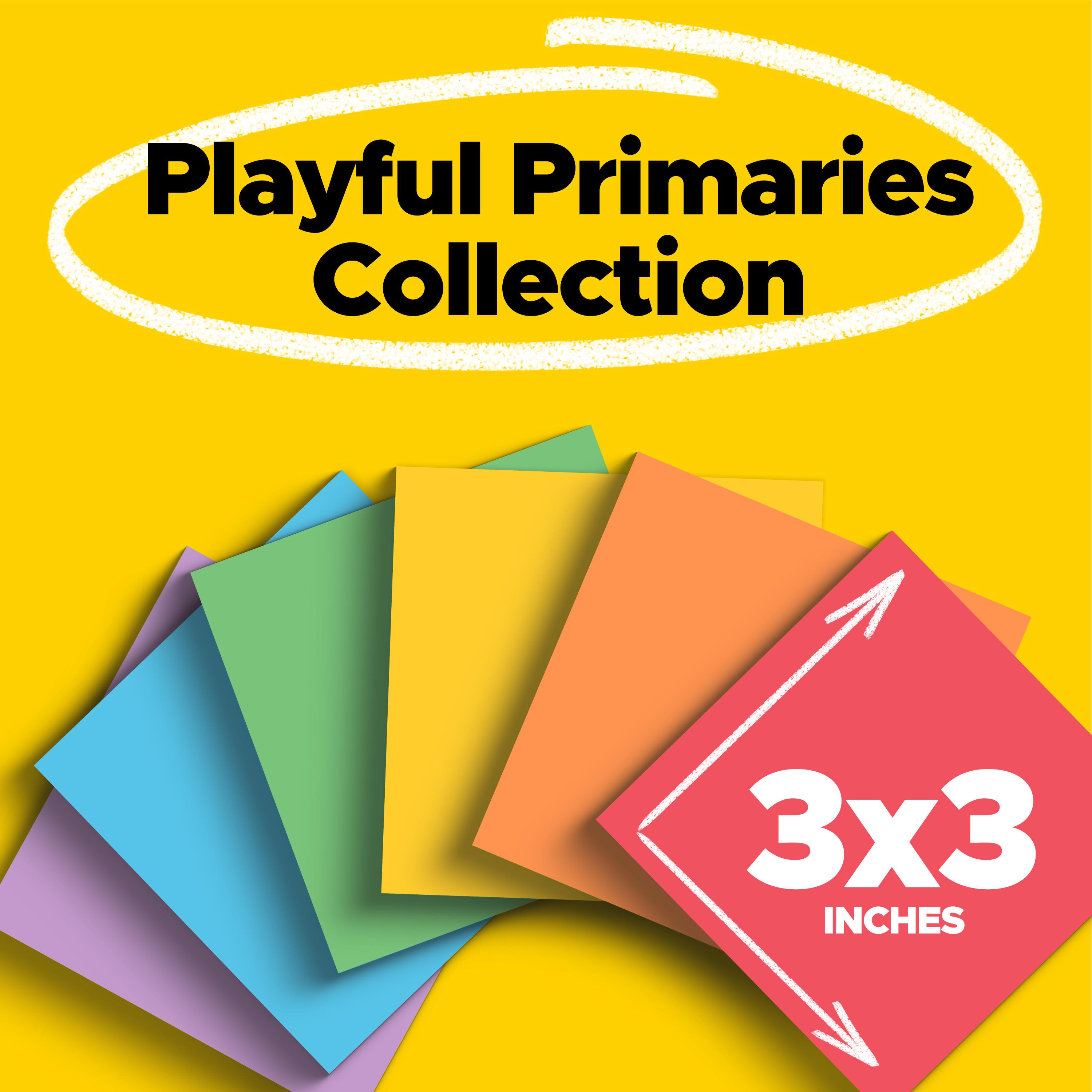 STICKY NOTES & FLG 3IN 3IN PAPER 90