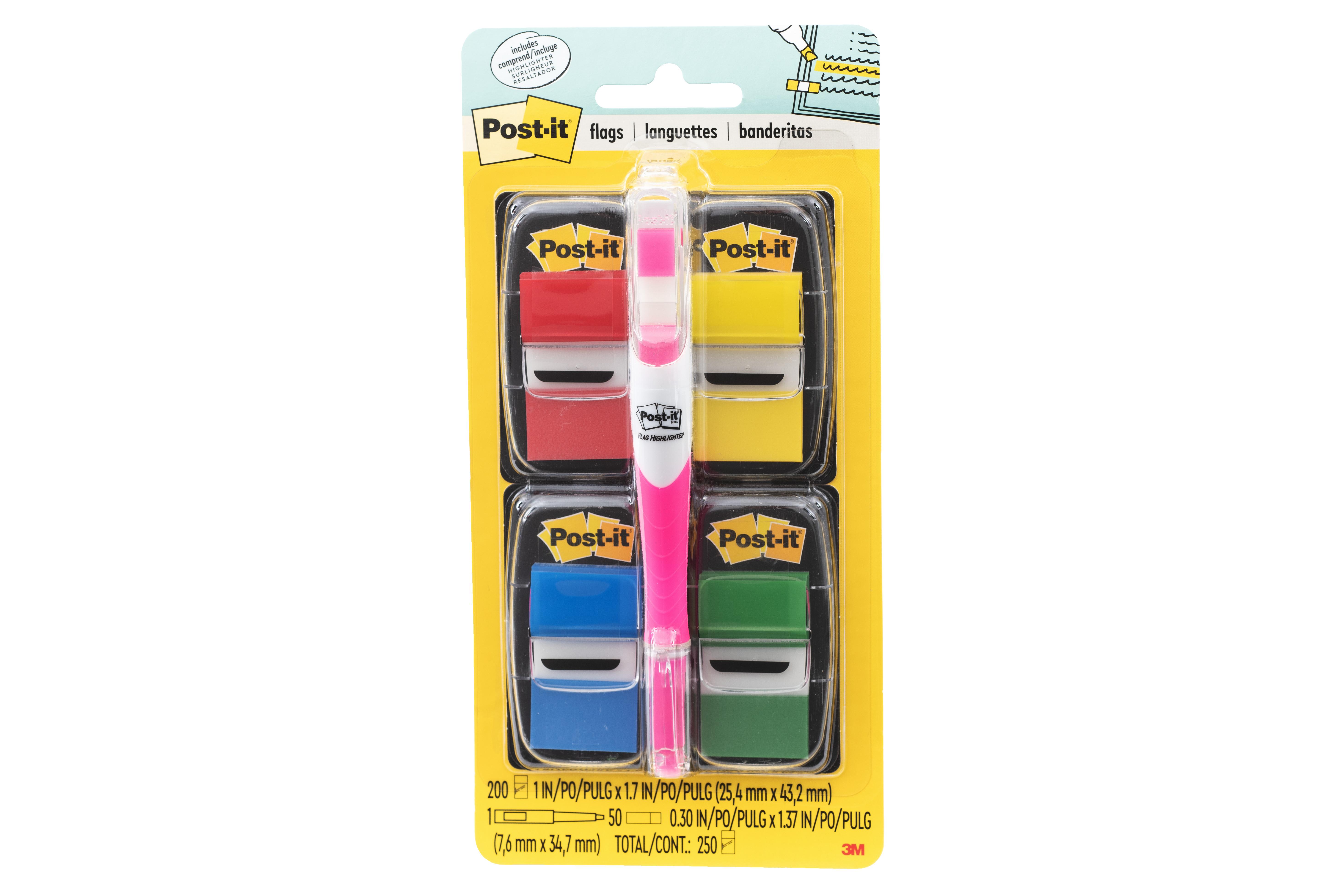 STICKY NOTES & FLG 25MM 43MM 25MM PAPER