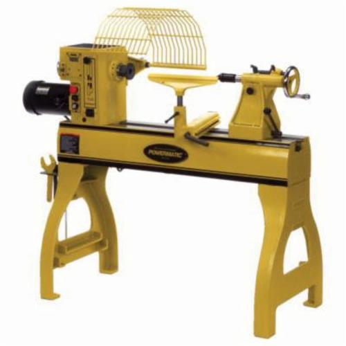 Powermatic® 1352001 Wood Turning Lathe, 20 in Swing Over Tool Rest Base,) 3200 rpm Spindle, 34-1/2 in Distance Between Centers, 2 hp, 220 V AC, 3/1 ph