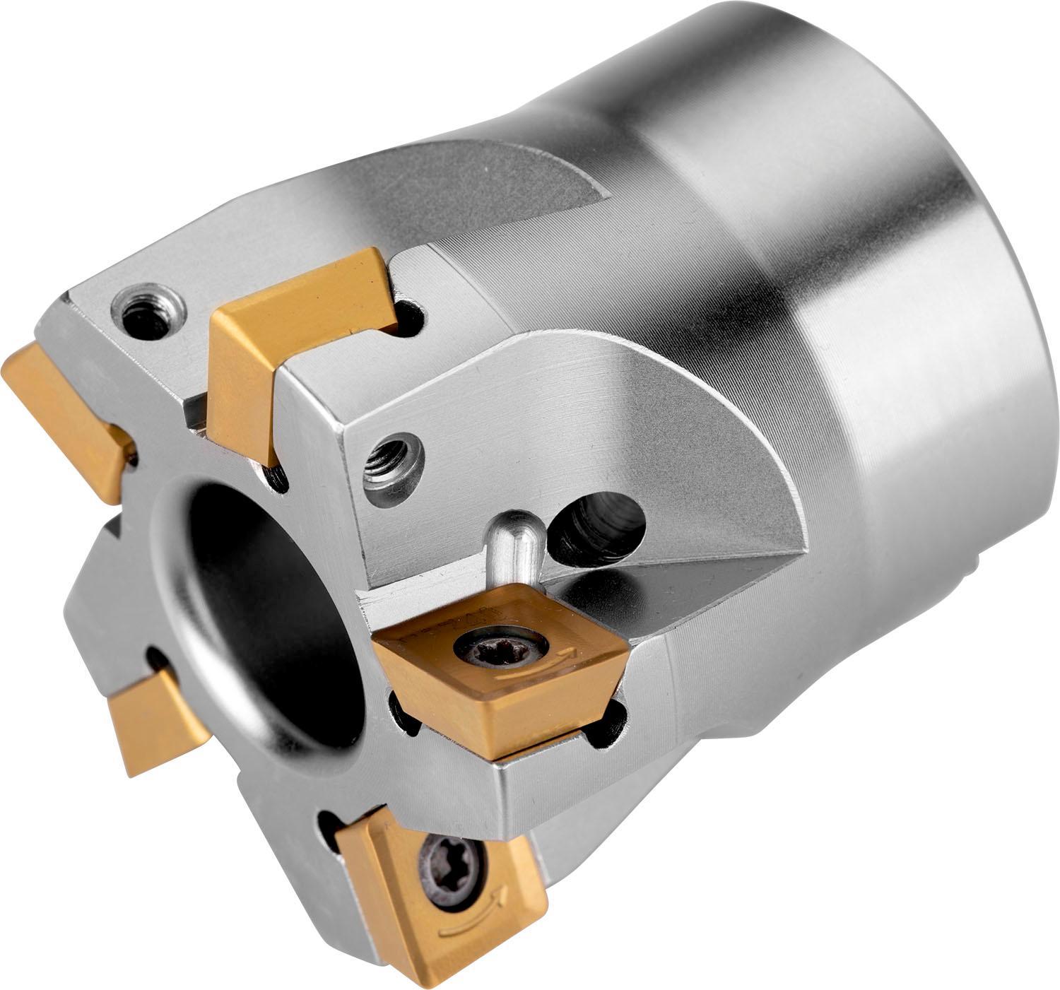 Pramet 6789778 IS90SO09 Indexable Square Shoulder Mill, 2 in Dia Cutting, SOMT Insert, Right Hand Cutting, 90 deg Lead Angle, 0.315 in Max Depth of Cut