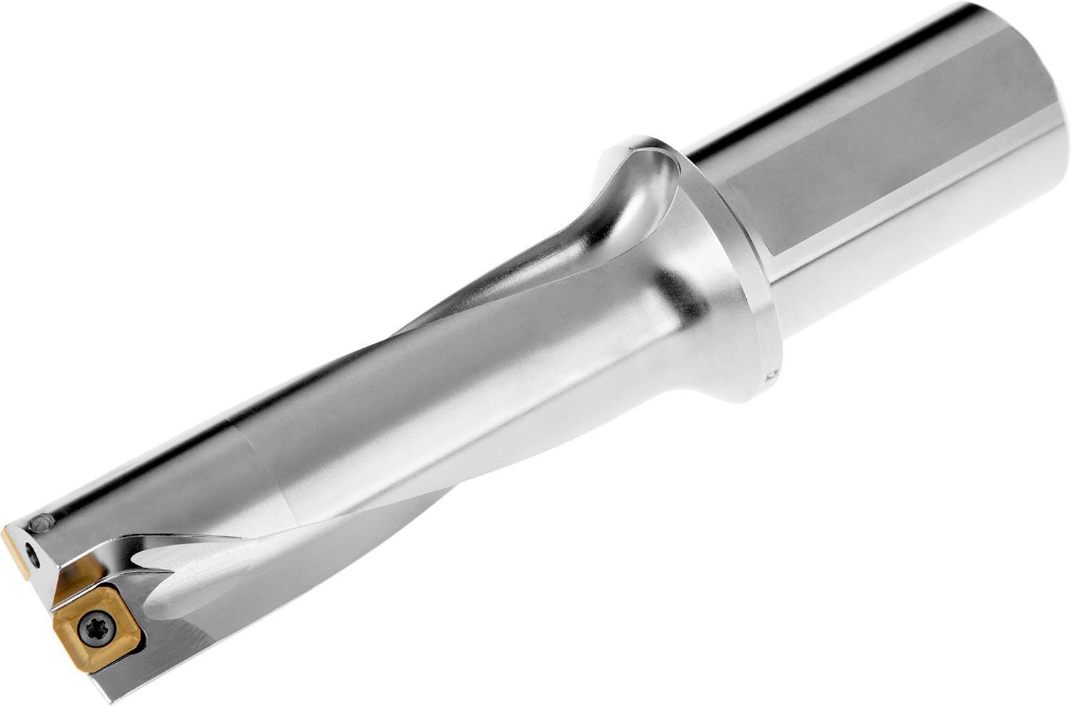 Pramet 6801142 803D Indexable Insert Drill, 1-1/4 in Drill, 1.969 in Modular Connection, 1-1/2 in Dia Shank, 3XD Drill Depth by Dia Ratio, SCET/XPET Insert, 7.37 in OAL, 3-3/4 in D Max Drill