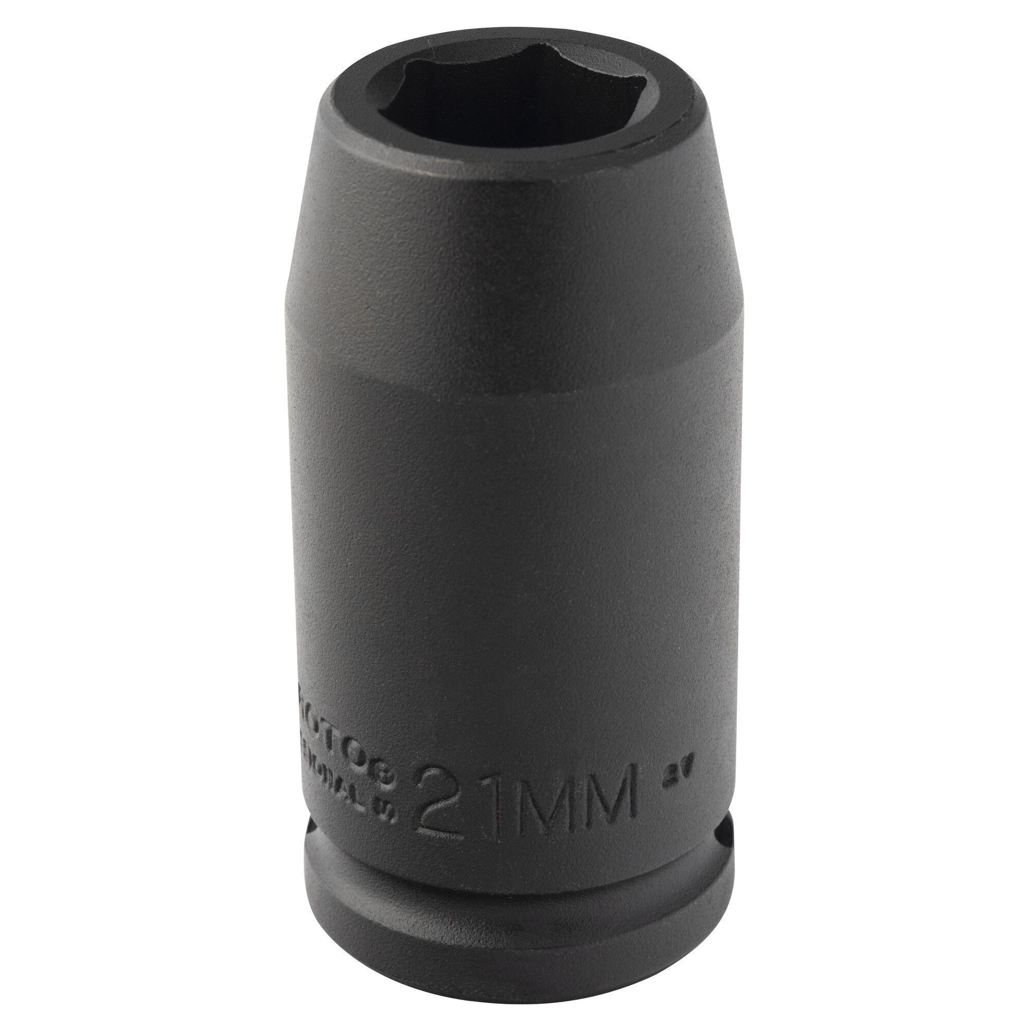 SOCKET DEEP LG YES METRIC SQ 3/4IN 21MM