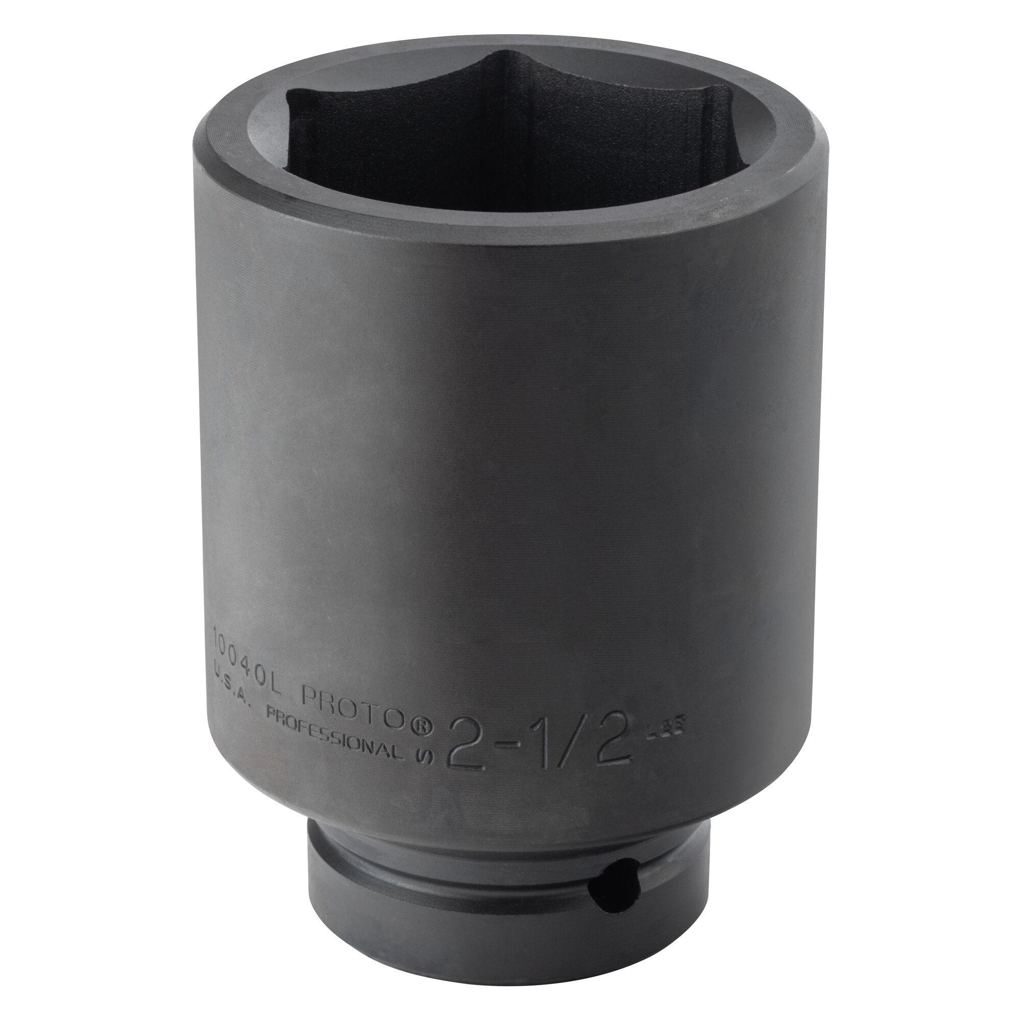 SOCKET DEEP LG YES IMPRL SQ 1IN 2-1/2IN