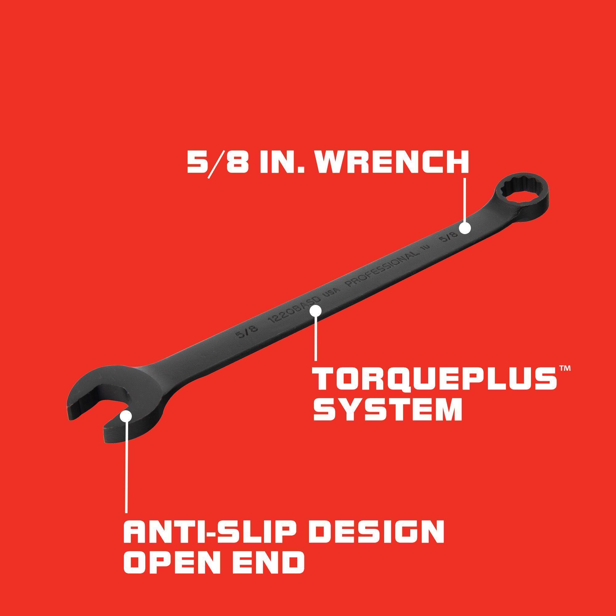 WRENCH COMBINATION IMPRL 5/8IN 12 15DEG