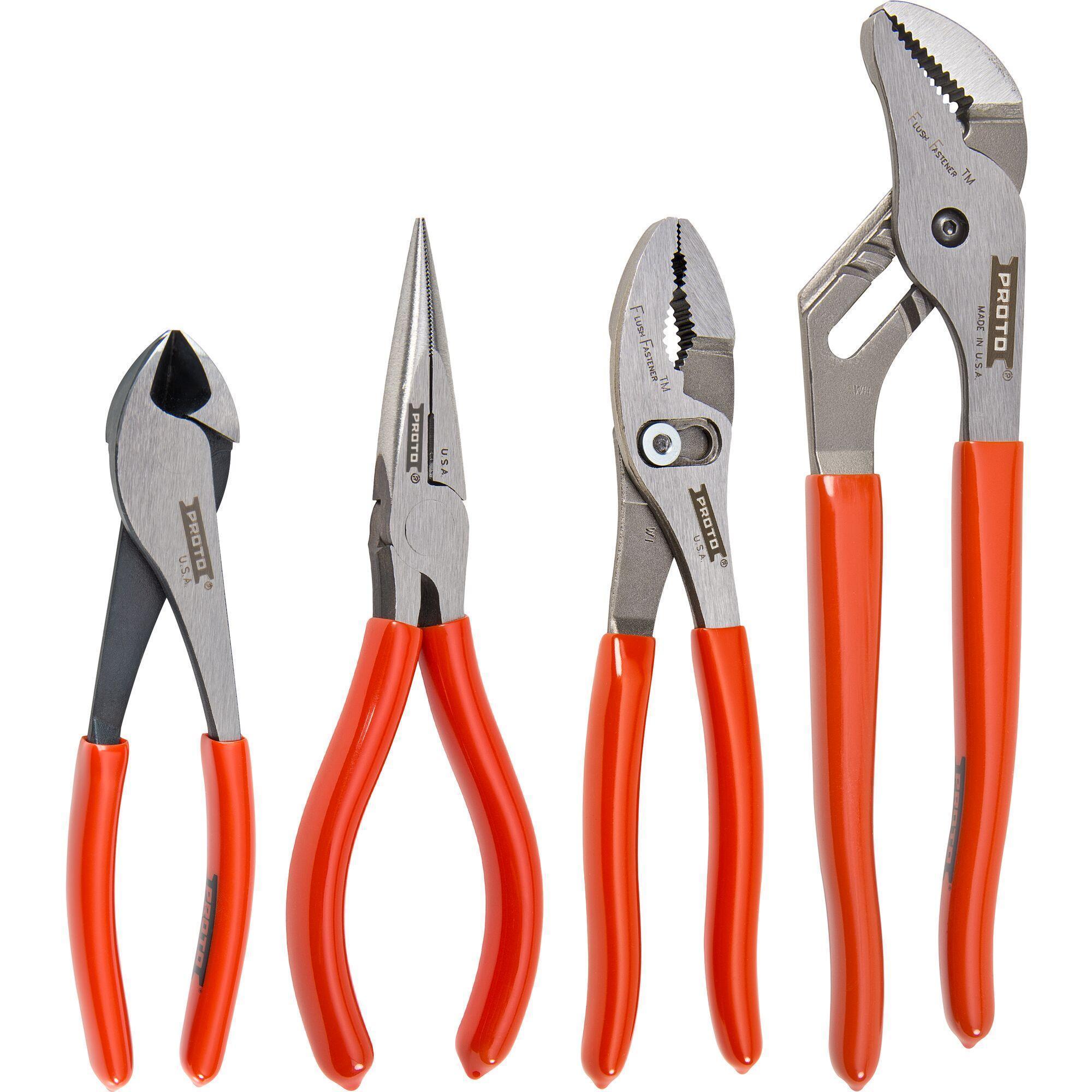 SET PLIER 4 STL R HDL