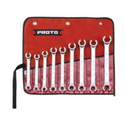 WRENCH SET METRIC/IMPRL 9 SATIN 6 PT DE