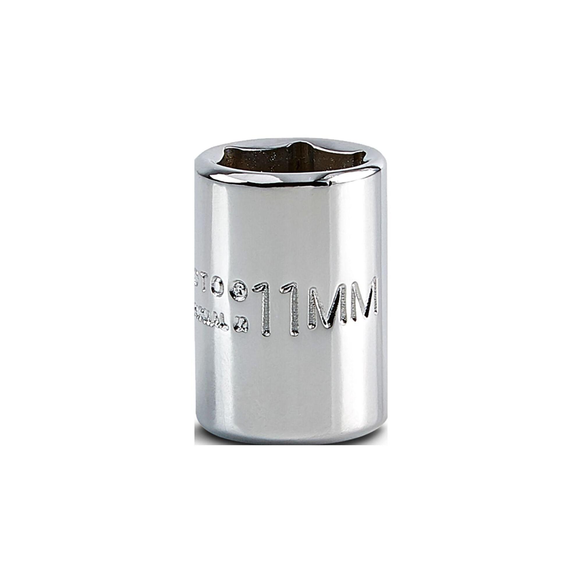 SOCKET STD LG NO METRIC SQ 1/4IN 11MM