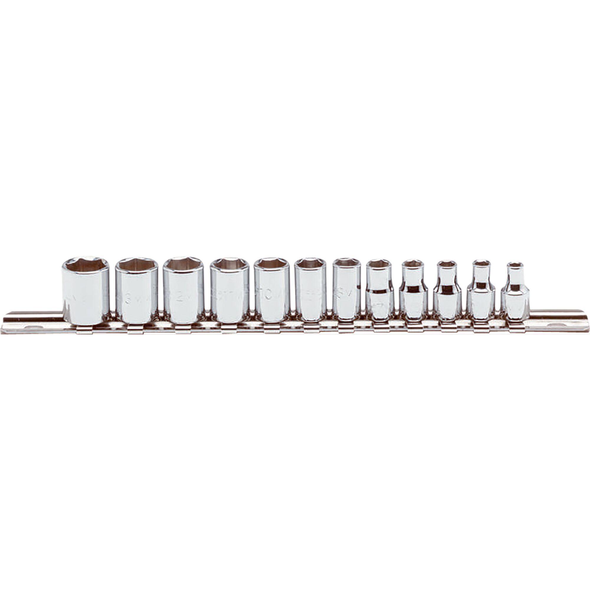 SET SKT METRIC 6 1/4IN 12 4 TO 14MM
