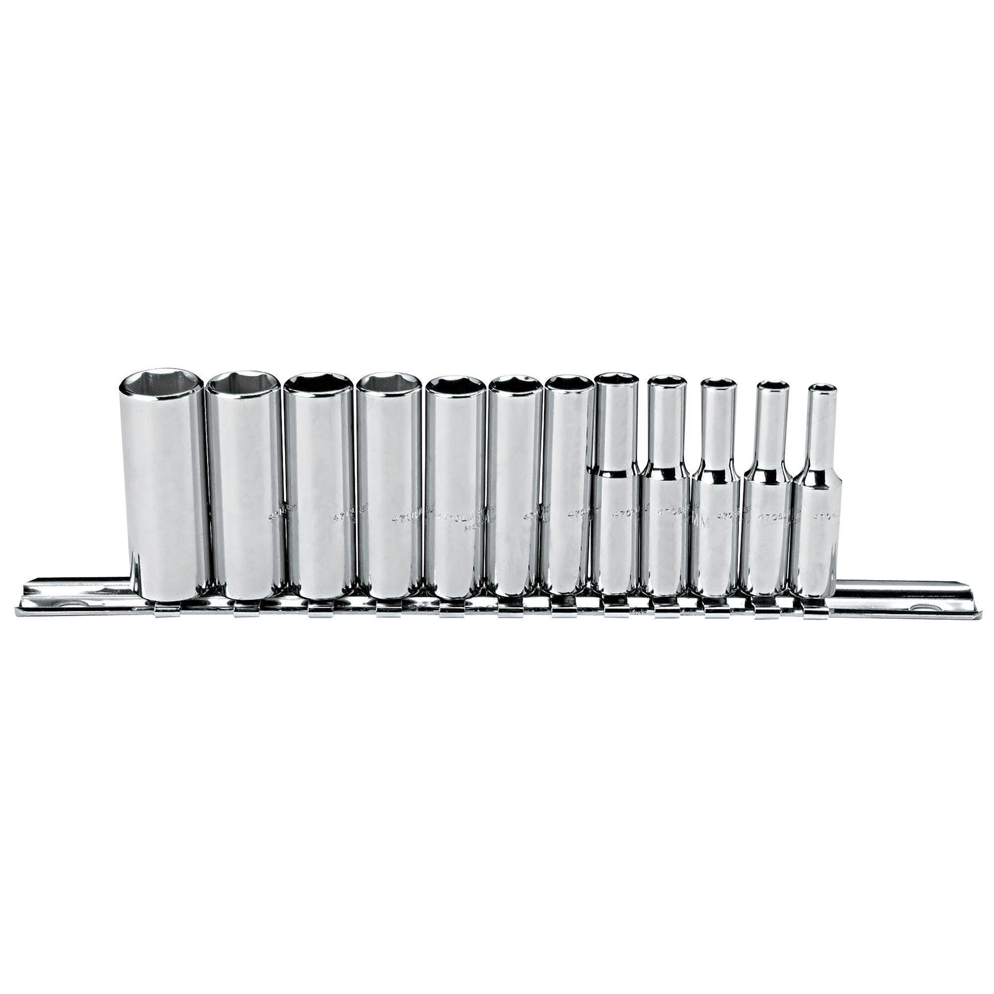 SET SKT METRIC 6 1/4IN 12 4 TO 14MM