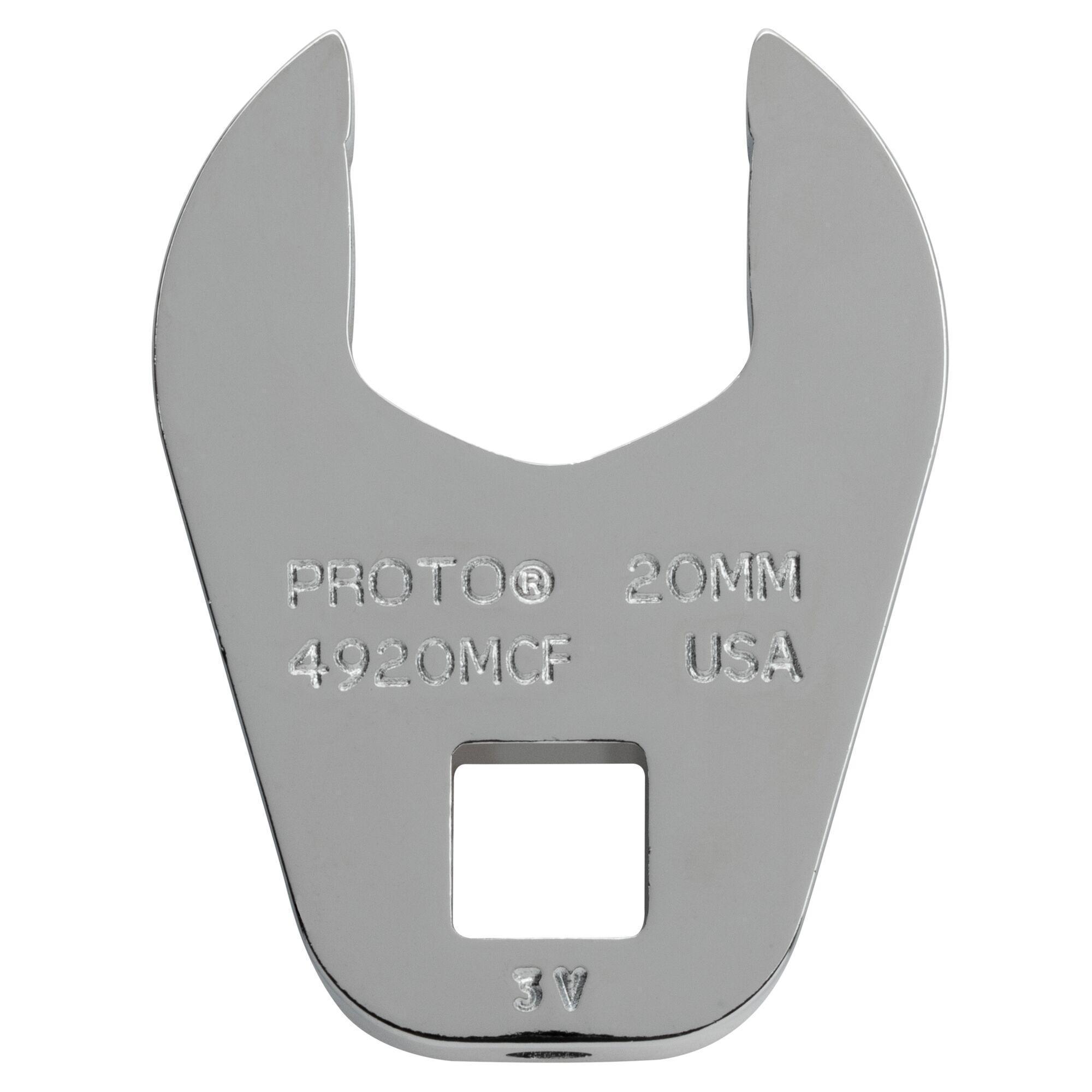WRENCH CROWFOOT METRIC BOX/SE 20MM 3/8IN