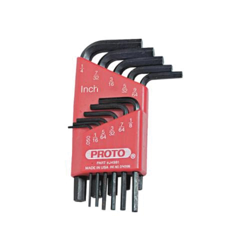 SET KEY HEX METRIC 7 1.5 TO 6MM L-HDL