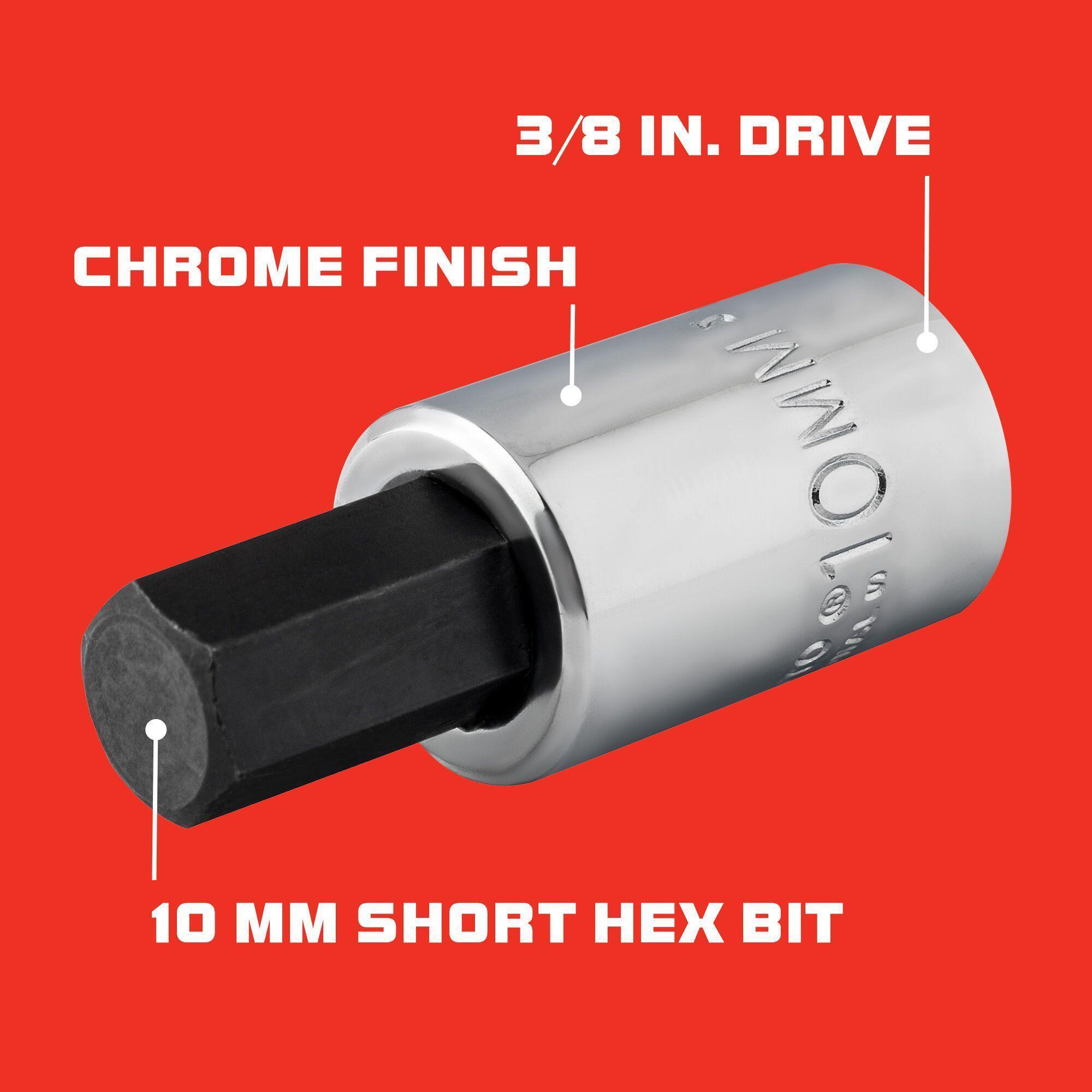 BIT DRVR SKT METRIC 3/8IN 10MM 11/16IN