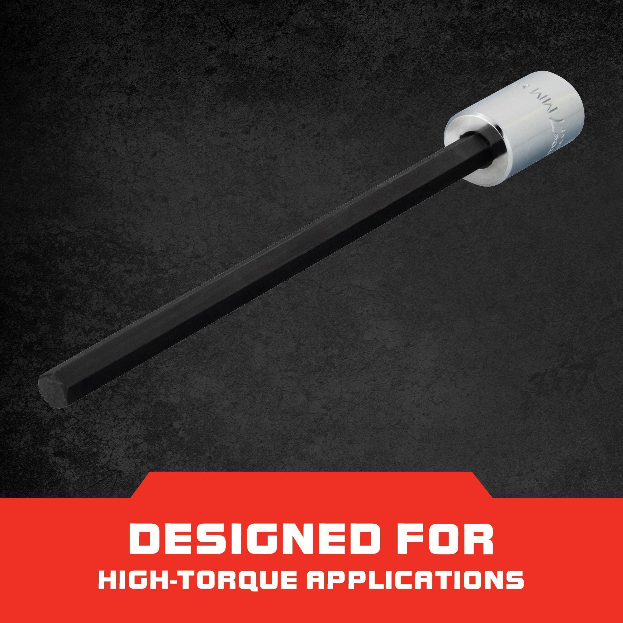 BIT DRVR SKT METRIC 3/8IN 7MM 5IN HEX