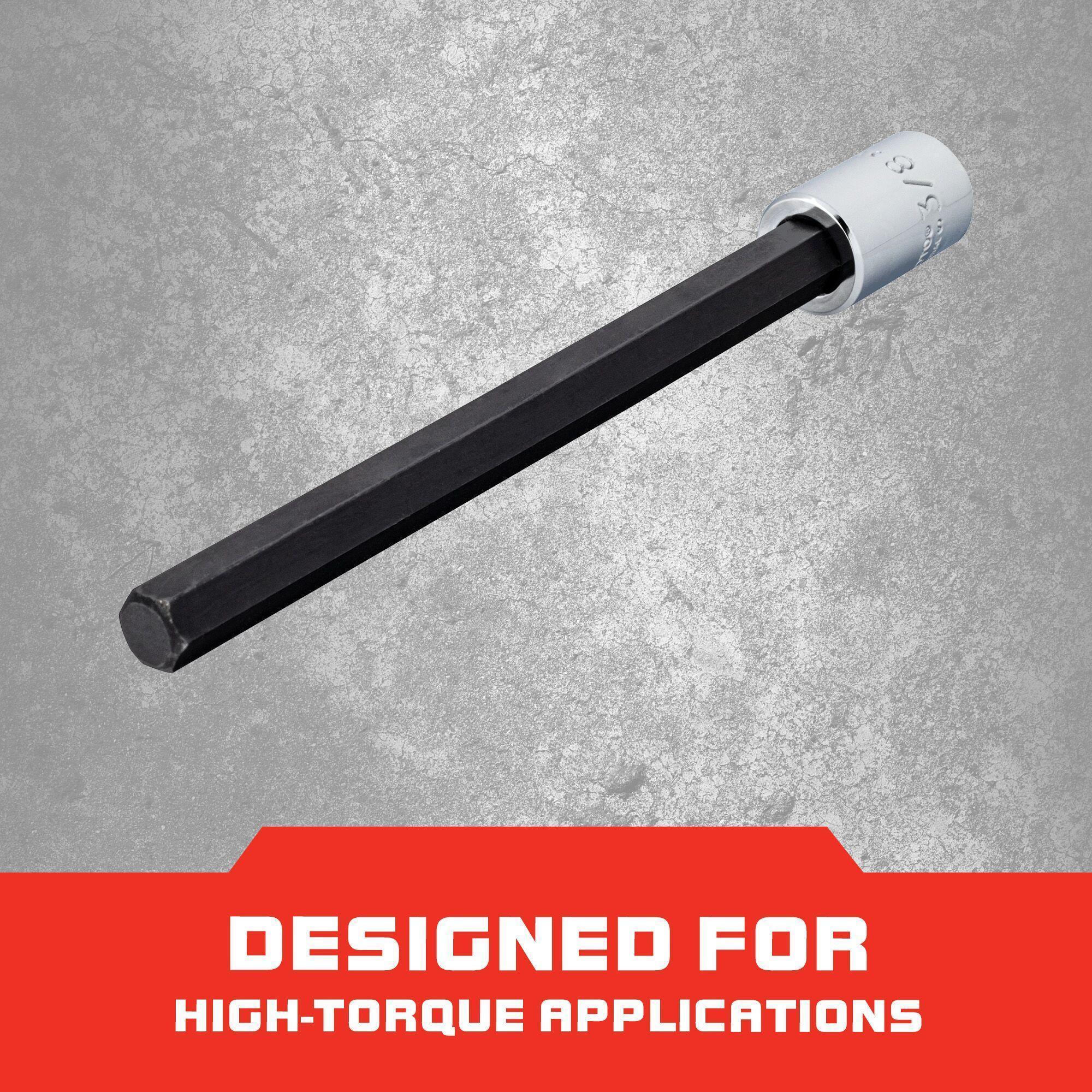 BIT DRVR SKT IMPRL 3/8IN 3/8IN 5IN HEX