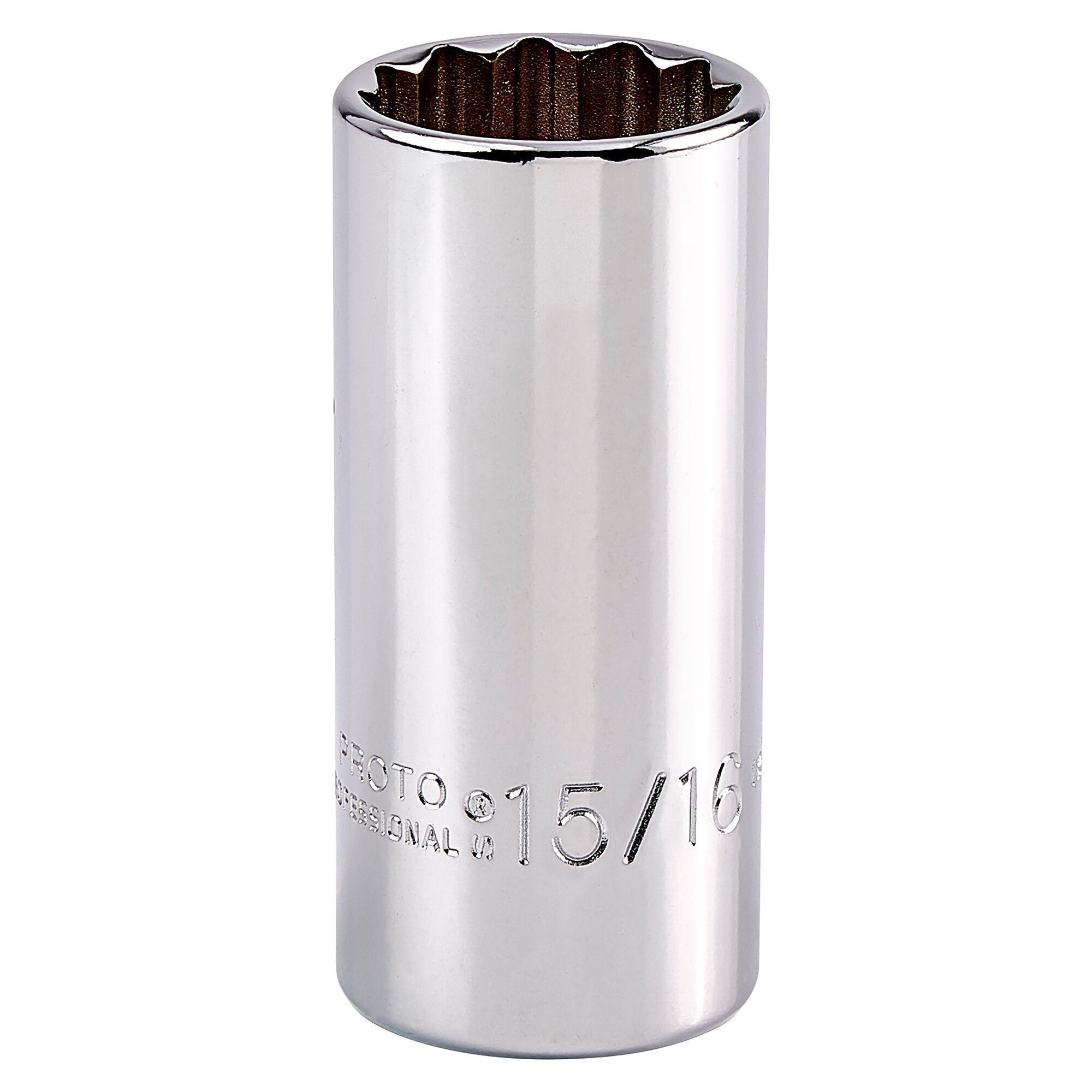 SOCKET DEEP LG NO IMPRL SQ 3/8IN 15/16IN