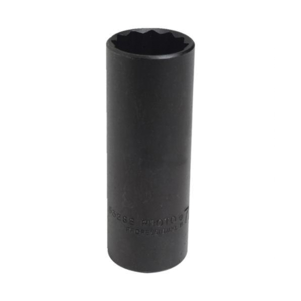 SOCKET DEEP LG NO IMPRL SQ 1/2IN 1/2IN