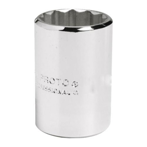 SOCKET STD LG NO METRIC SQ 1/2IN 12MM 12